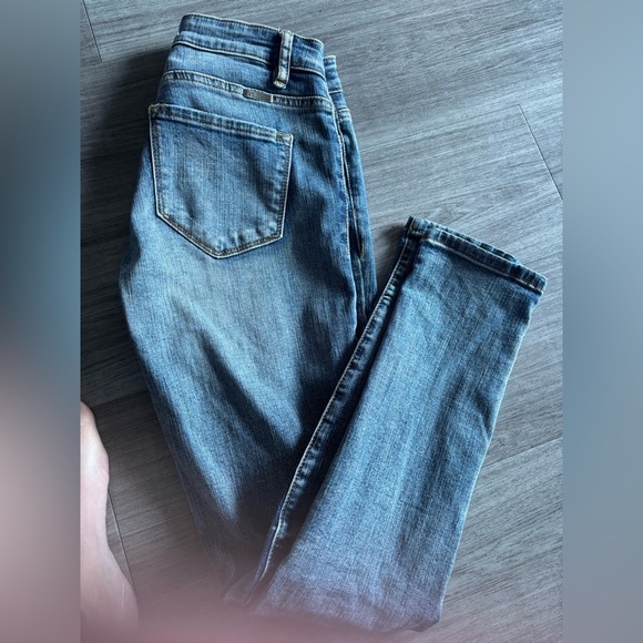 KanCan Distressed Skinny Jeans - Blue - Picture 5 of 7